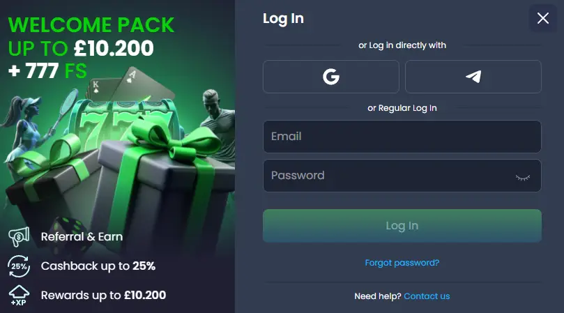 slotosport casino login